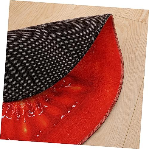 Hoement Round Non-Slip Foot Mat for Bath Living Room