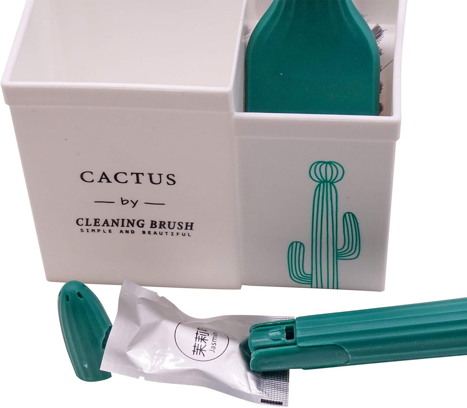 Edelvey Cactus Toilet Brush and Holder Set of Two 1