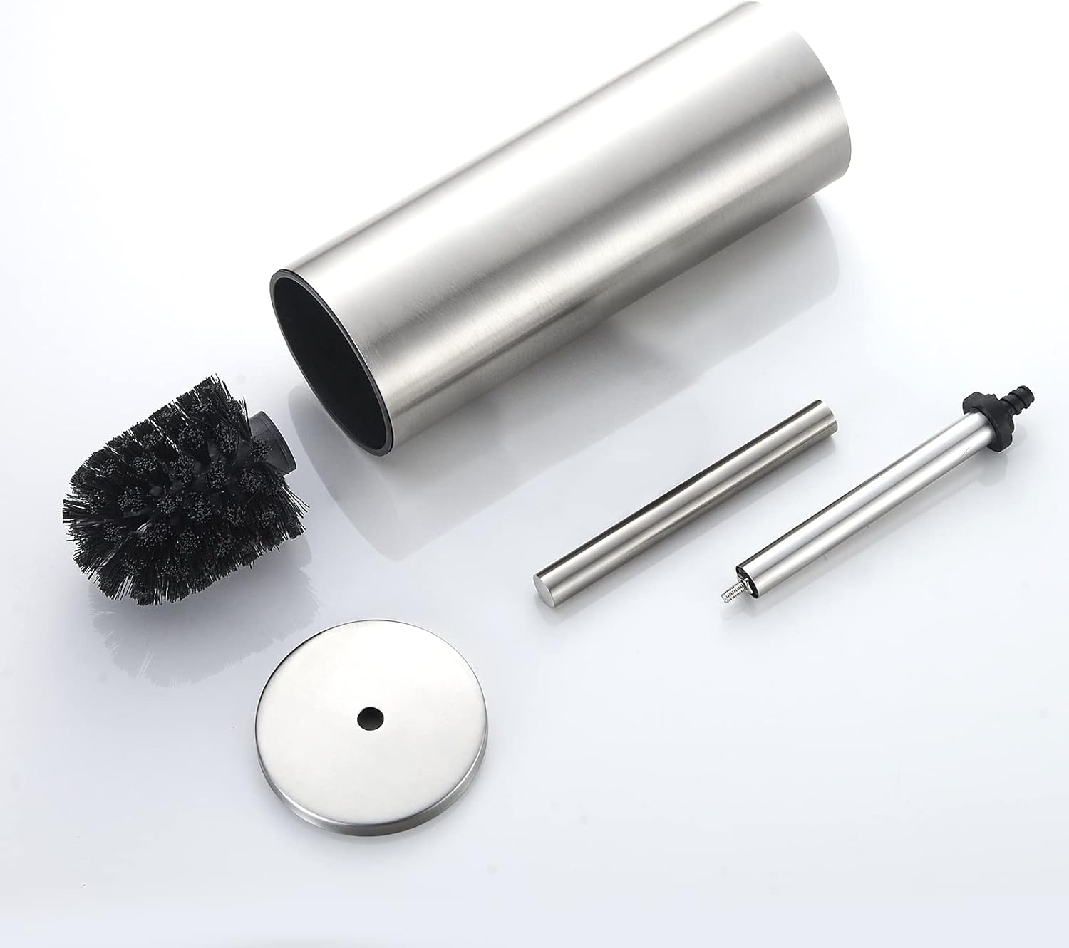 TINYROW Toilet Brush with Holder and Lid 1