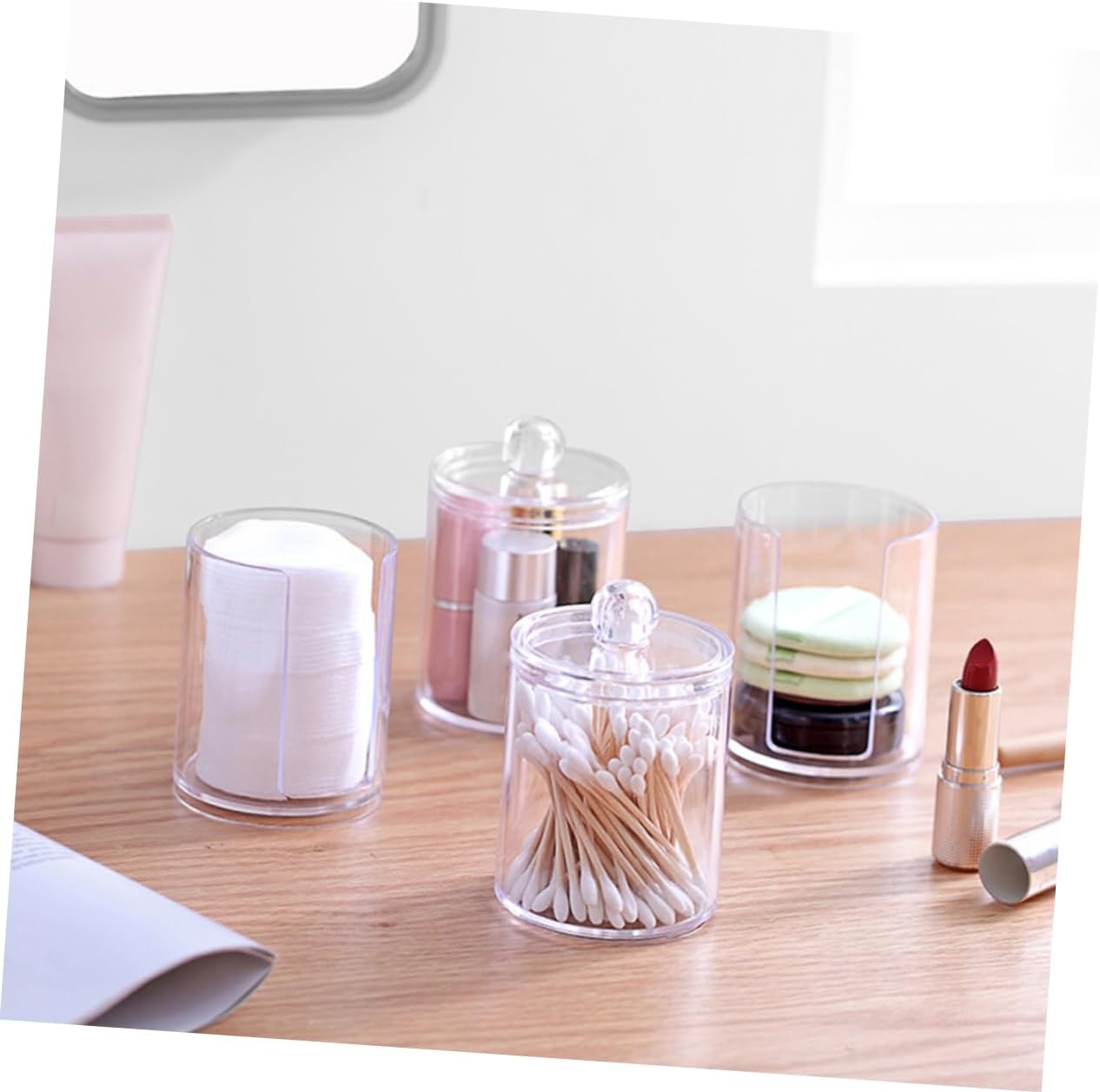 LIFKOME Compact Mouthwash Cup Holder for Daily Use