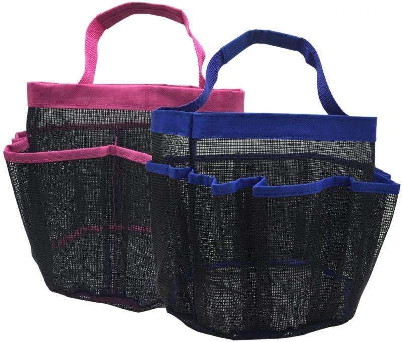 FINANCIALLY LIT LKOP 2 Pack Mesh Shower Caddy