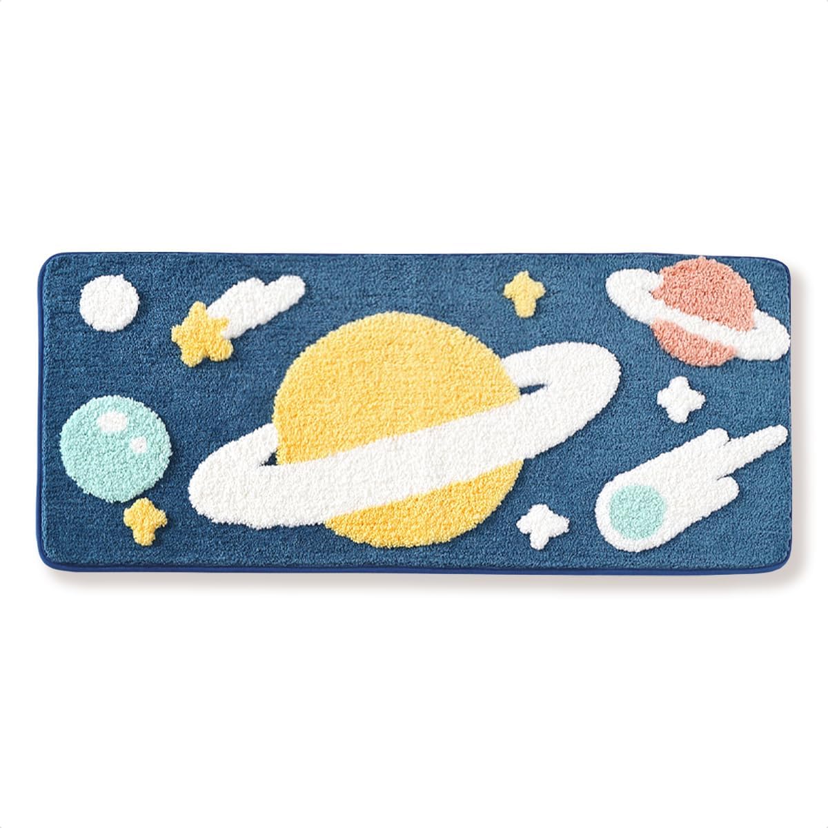 Tyrafry Cute Space Bath Rug Mat 16x31 1