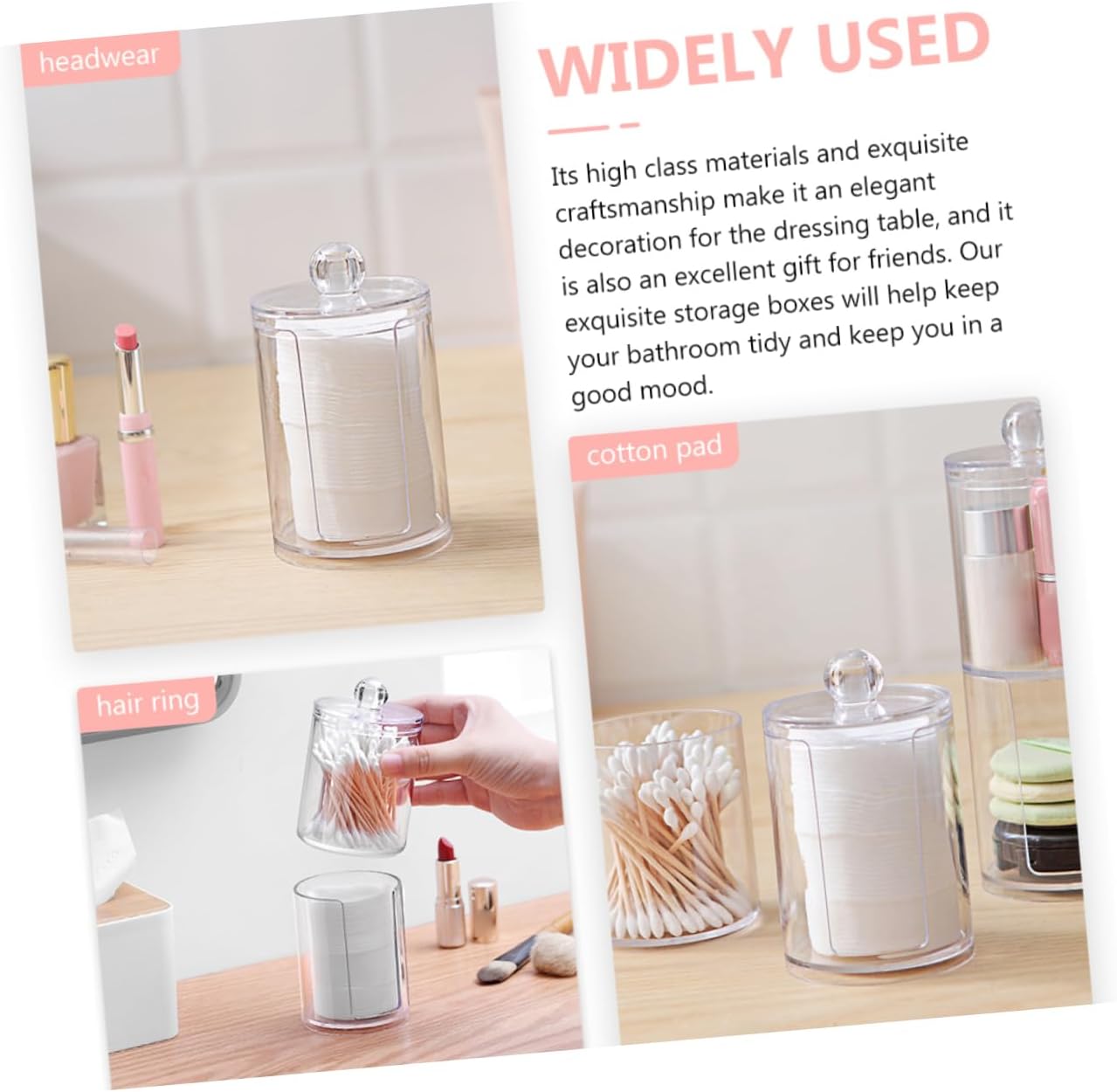 LIFKOME Compact Mouthwash Cup Holder for Daily Use