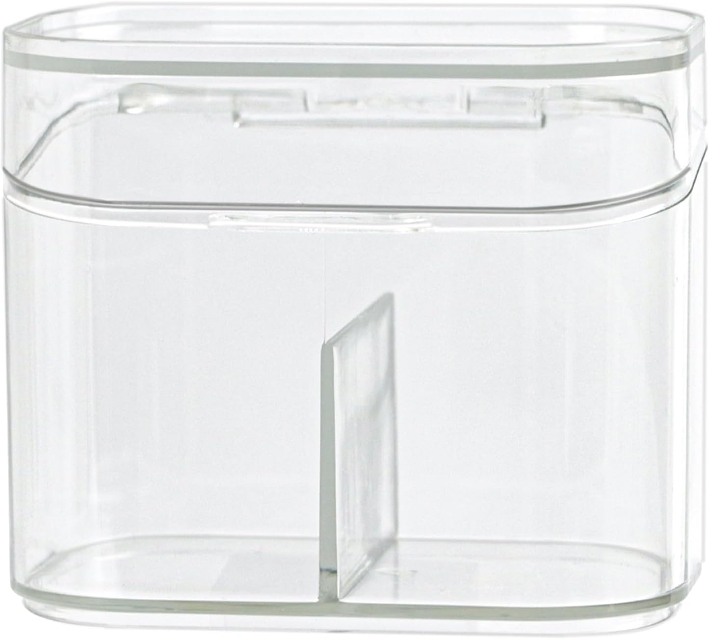 ZEXALOR Clear Bathroom Organizer 2-Size Essentials Set