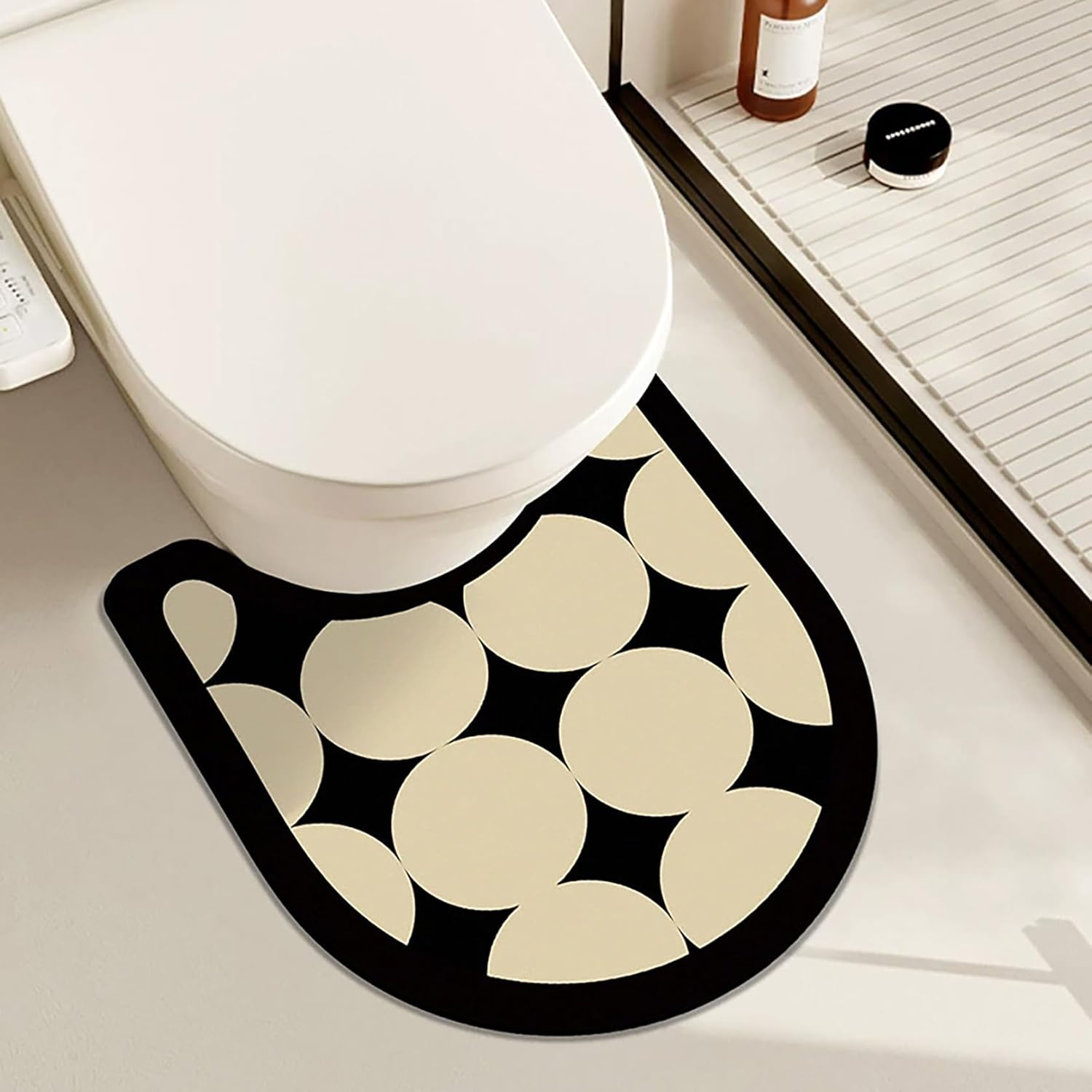 3PCS Absorbent Bath Mat Magic Rug Set
