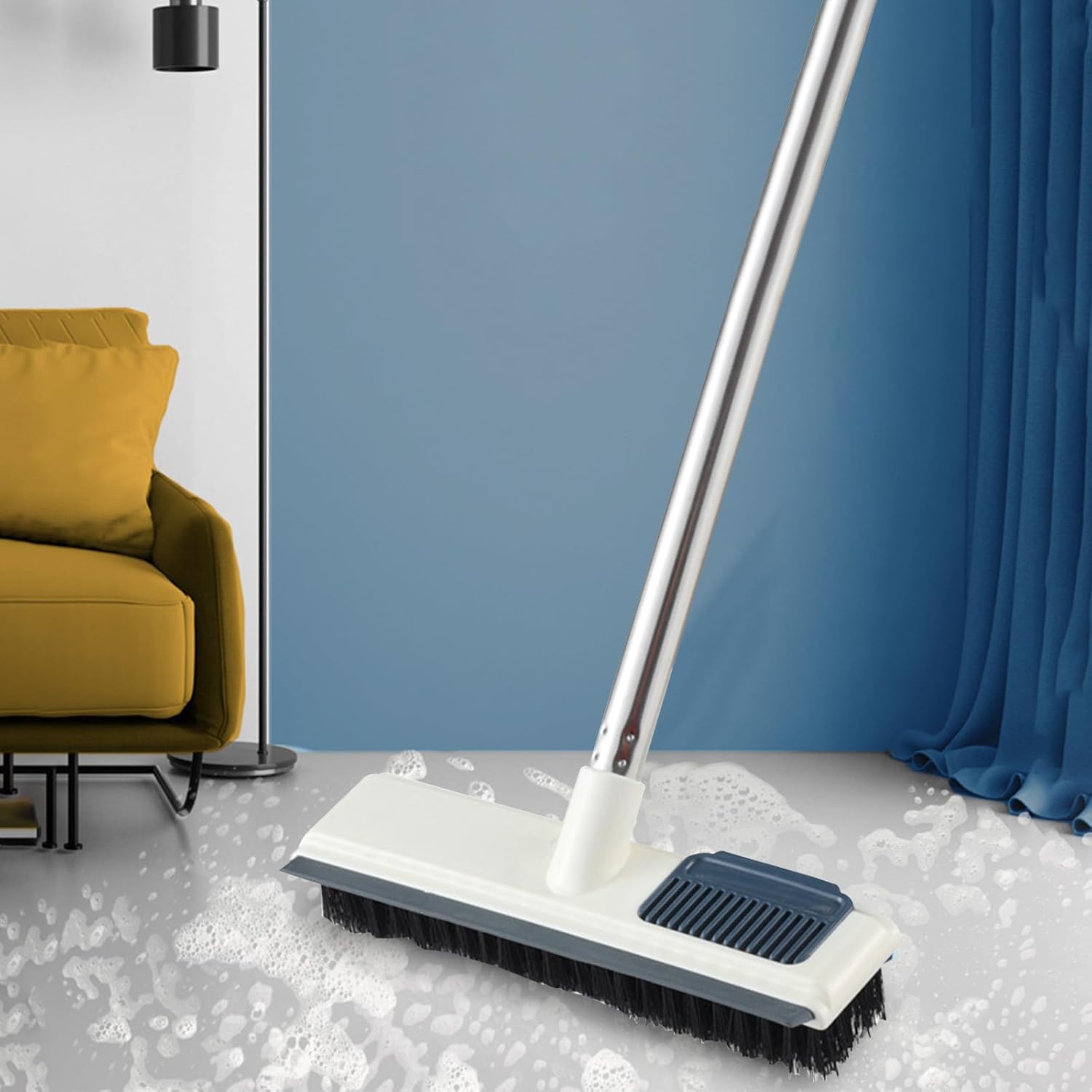 Versatile 2 In 1 Cleaning Brush for Bathroom Kitchen Walls