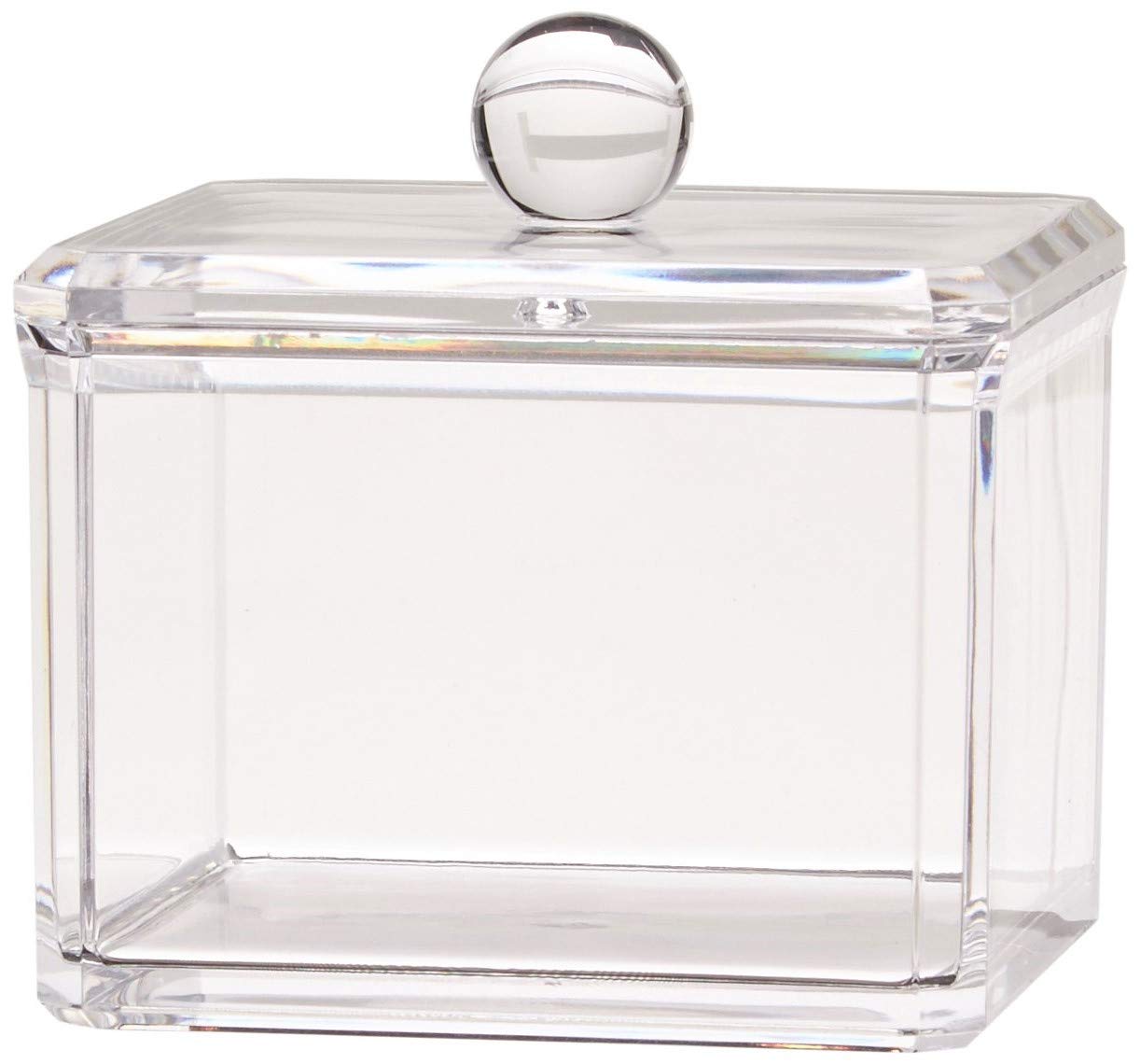 KW Collection Clear Acrylic Swab Holder Organizer