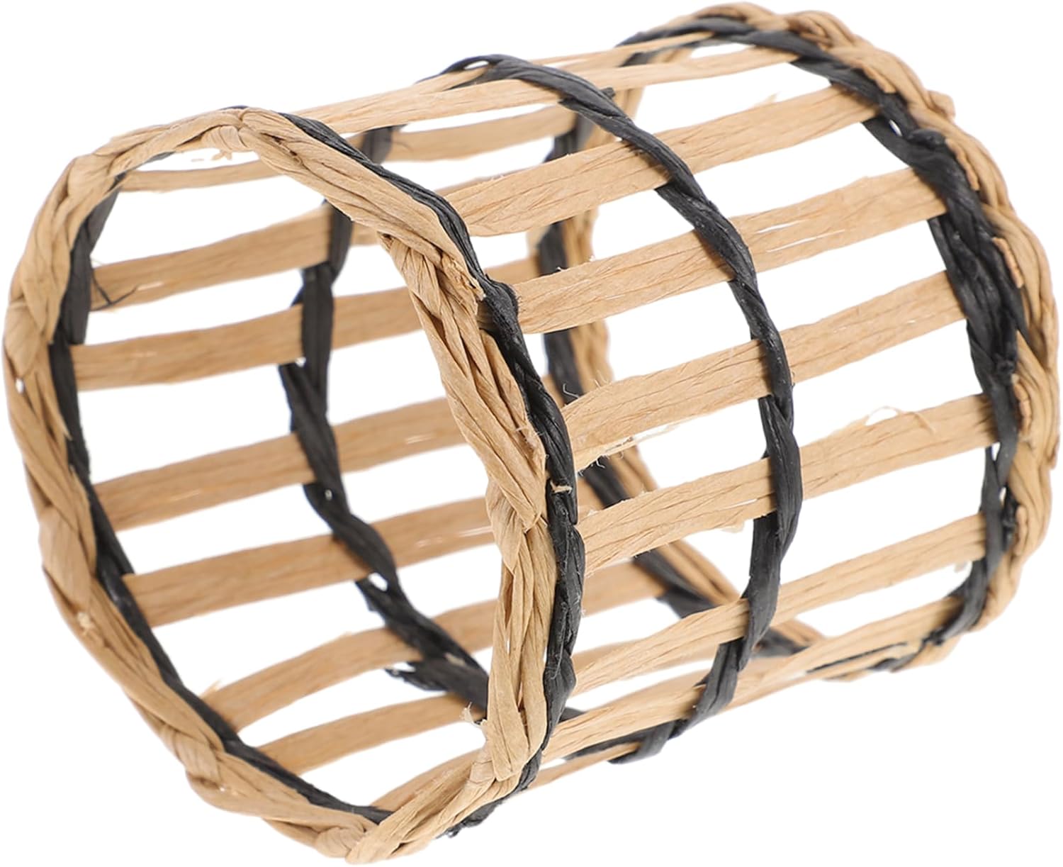 BESTOYARD Vintage Grass Weave Cup Sleeve Heat Insulating Holder