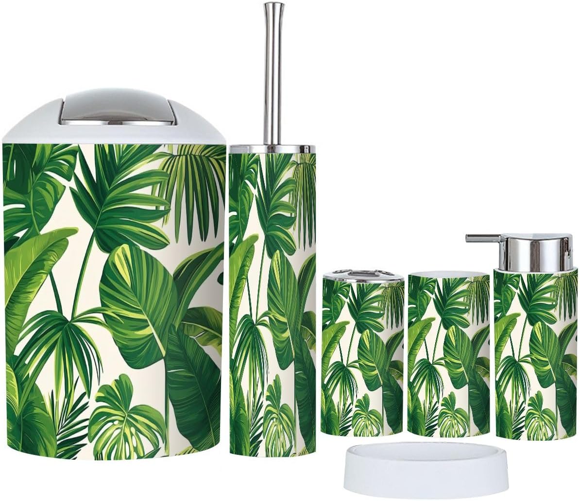 TRANQDEHOM 6 Piece Bathroom Accessory Set 1
