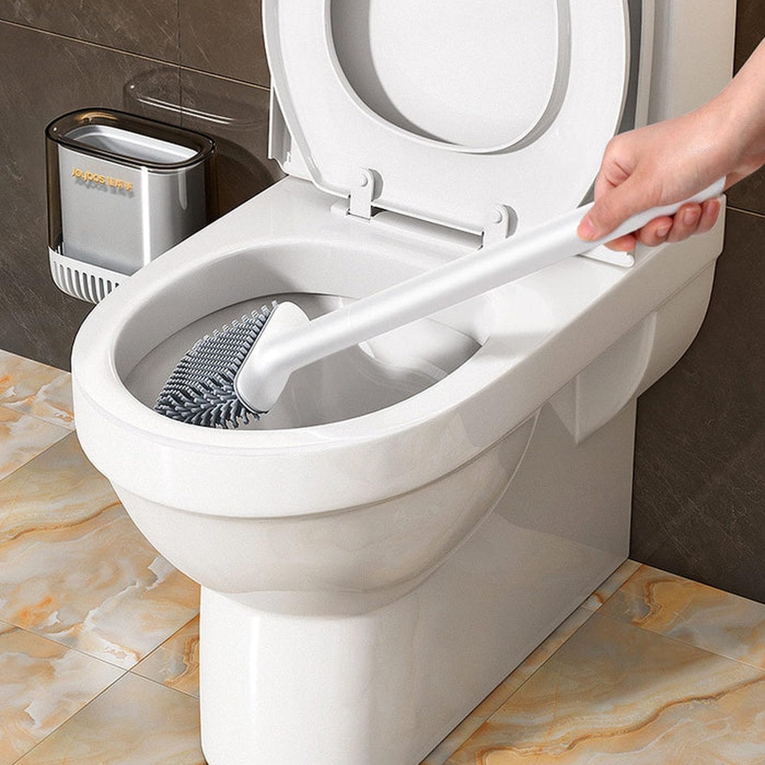 JOYBOS Toilet Brush with 38cm Base 10x6x38