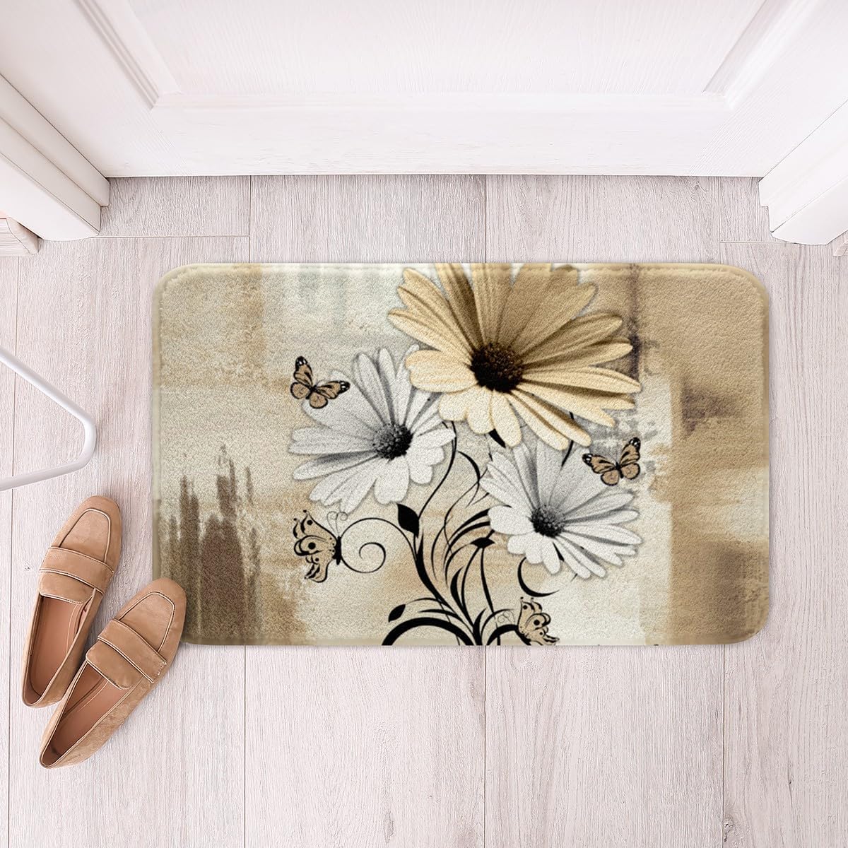 Jejeloiu Rustic Farmhouse Kids Bath Rug 16x24 Inch