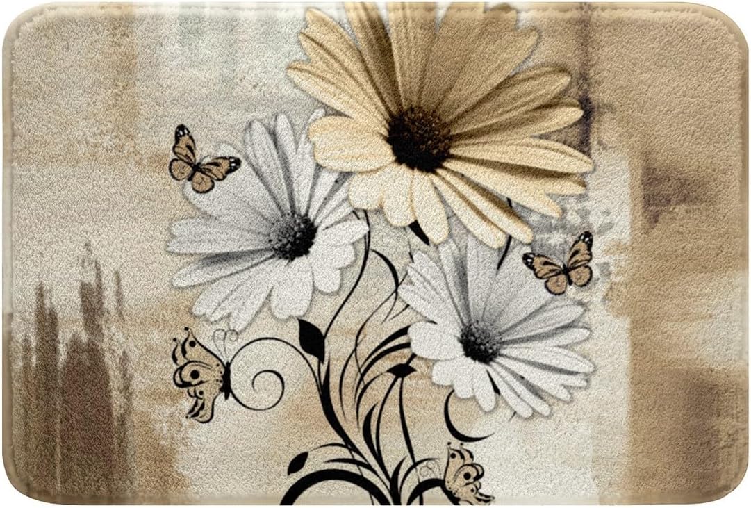 Jejeloiu Rustic Farmhouse Kids Bath Rug 16x24 Inch
