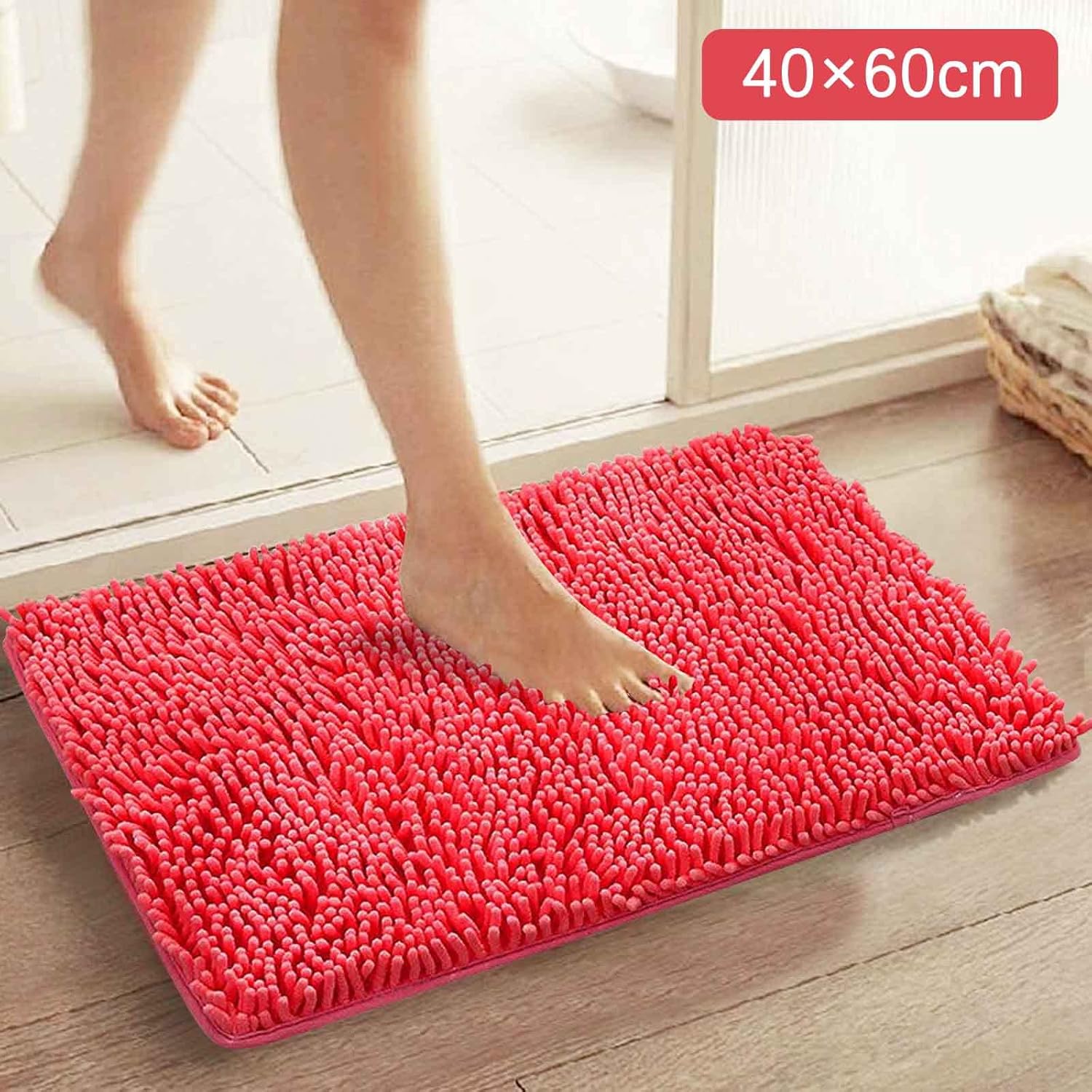 Scceatti Anti Fatigue Boho Bath Rug - 24x16In