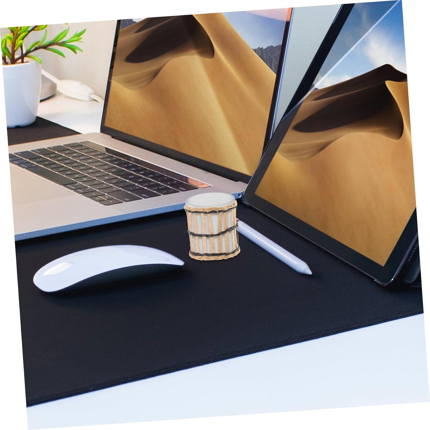 NAMOARLY Glass Cup Covers for Elegant Beverage Holders