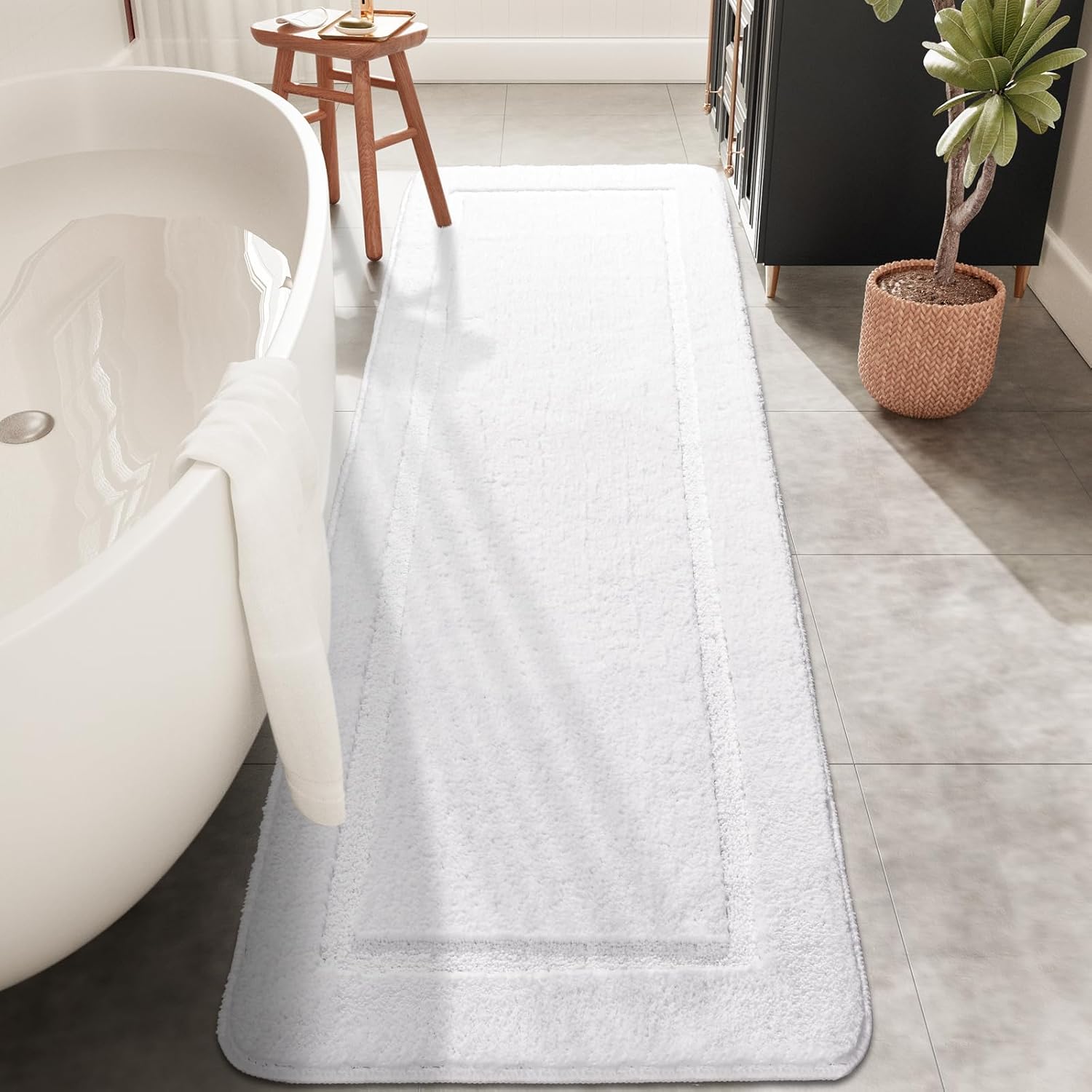 HOMORE Glow-in-the-Dark Bath Rug 70x24 Inch