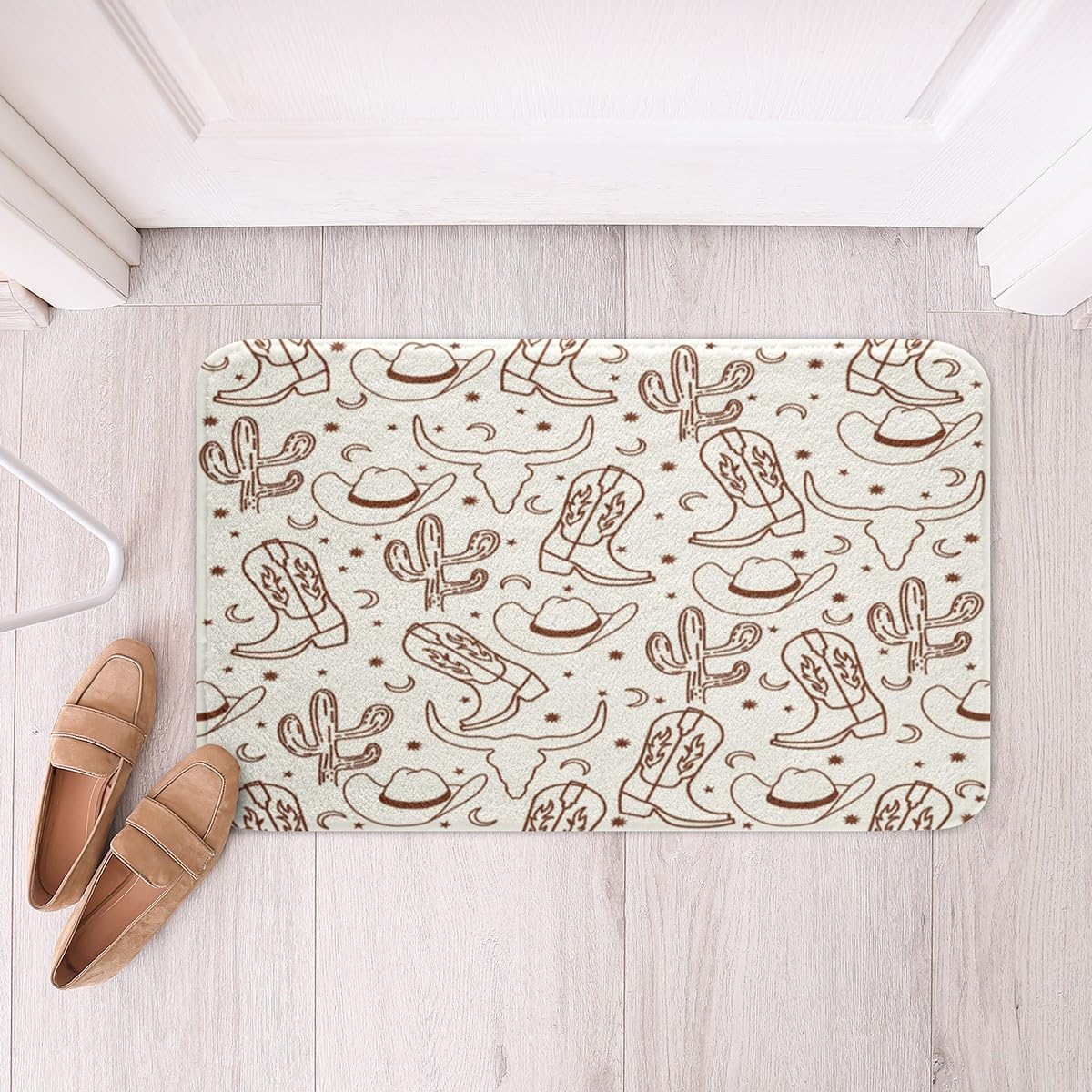 Feelyou Western Cowboy Bath Rug 16x24 Inch