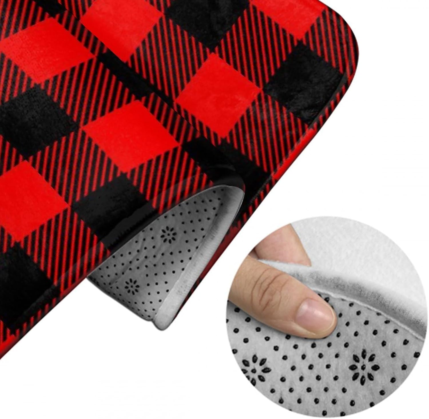 OXJOIIS Bath Mat Rug Non-Slip Quick Dry Absorbent