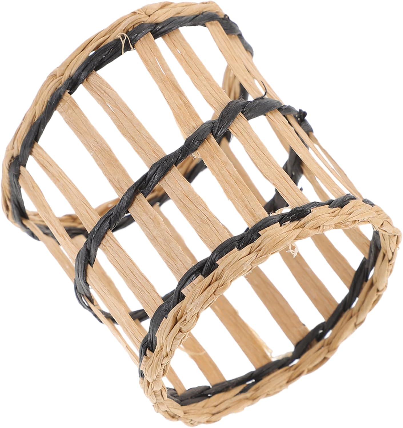 BRIGHTFUFU Handmade Woven Glass Cup Cover 1pc