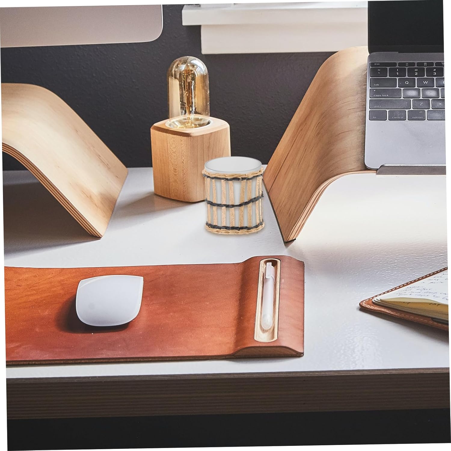 BESTOYARD Vintage Grass Weave Cup Sleeve Heat Insulating Holder