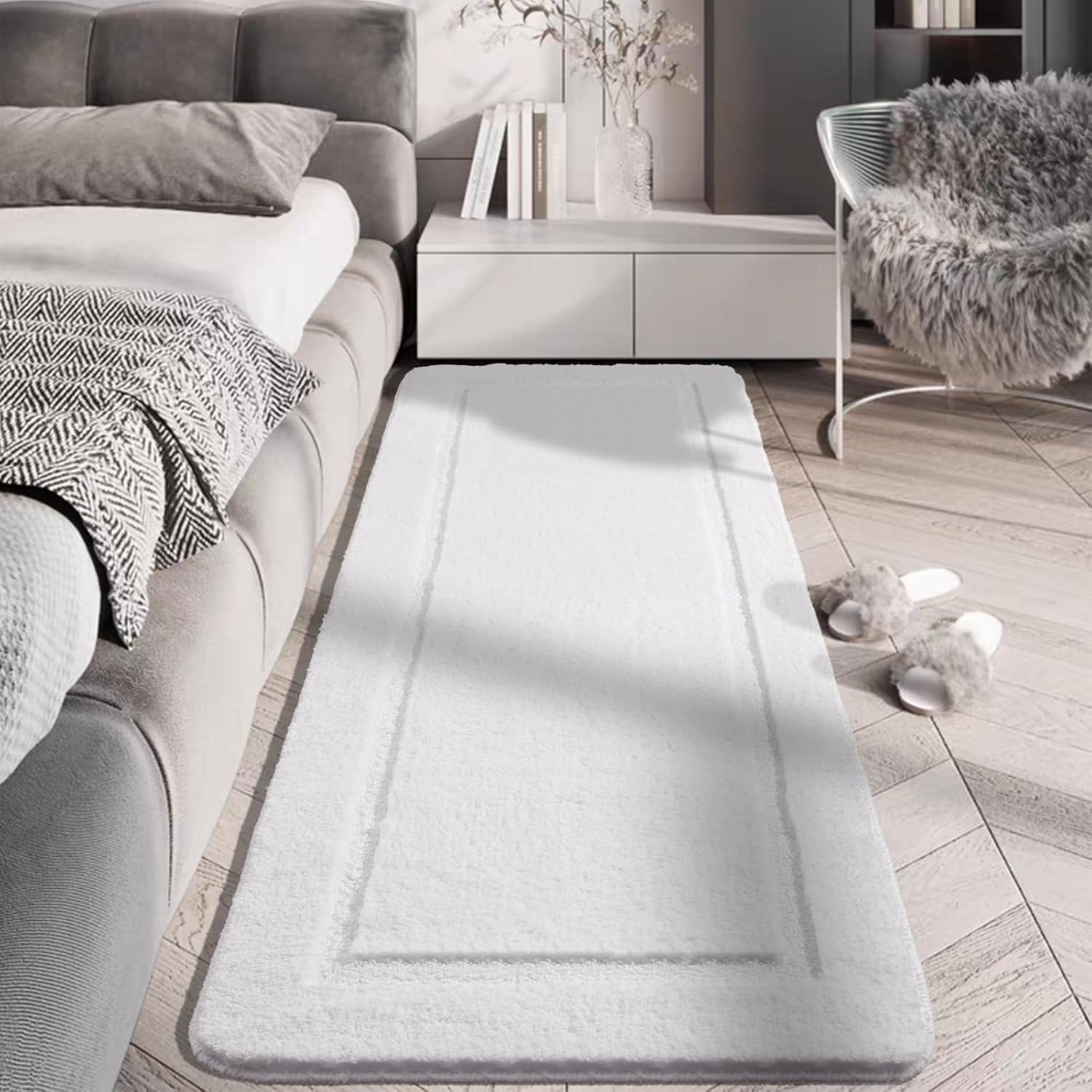 HOMORE Glow-in-the-Dark Bath Rug 70x24 Inch