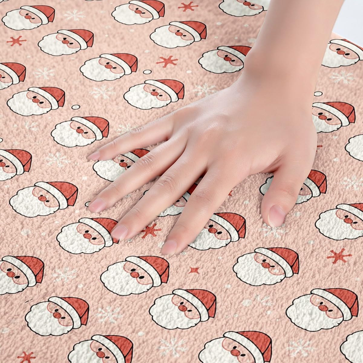 Feelyou Xmas Deer Elk Decor Bath Mat 16x24 Inch