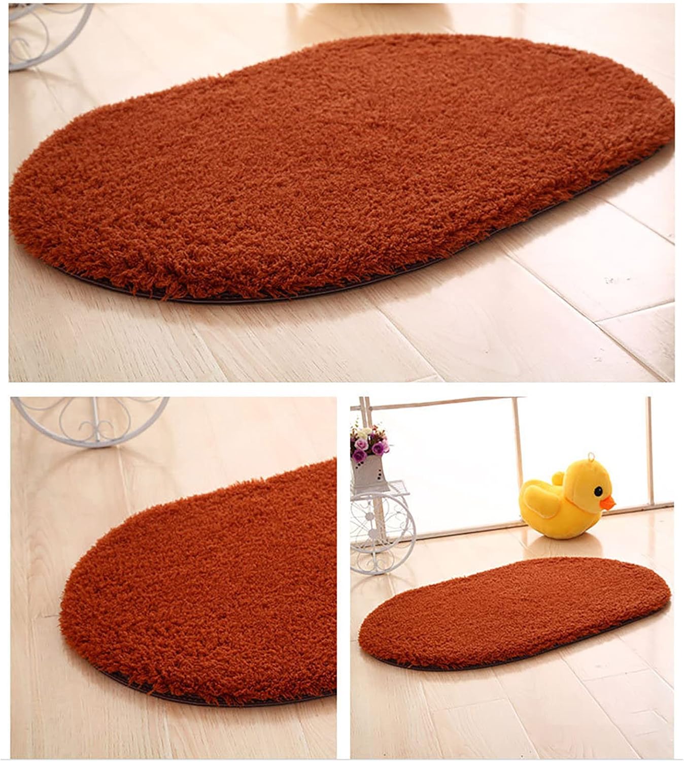 KELINFONG 27x18 Microfiber Bath Rug Set