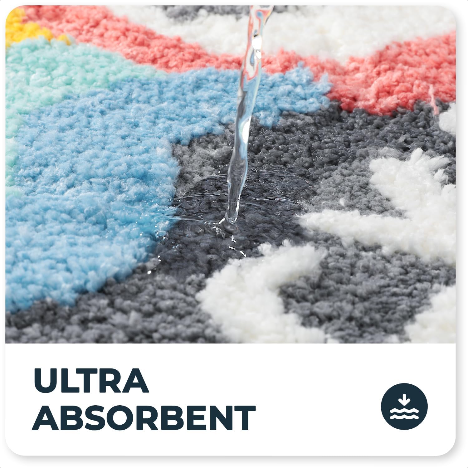 Tyrafry Cute Space Bath Rug Mat 16x31