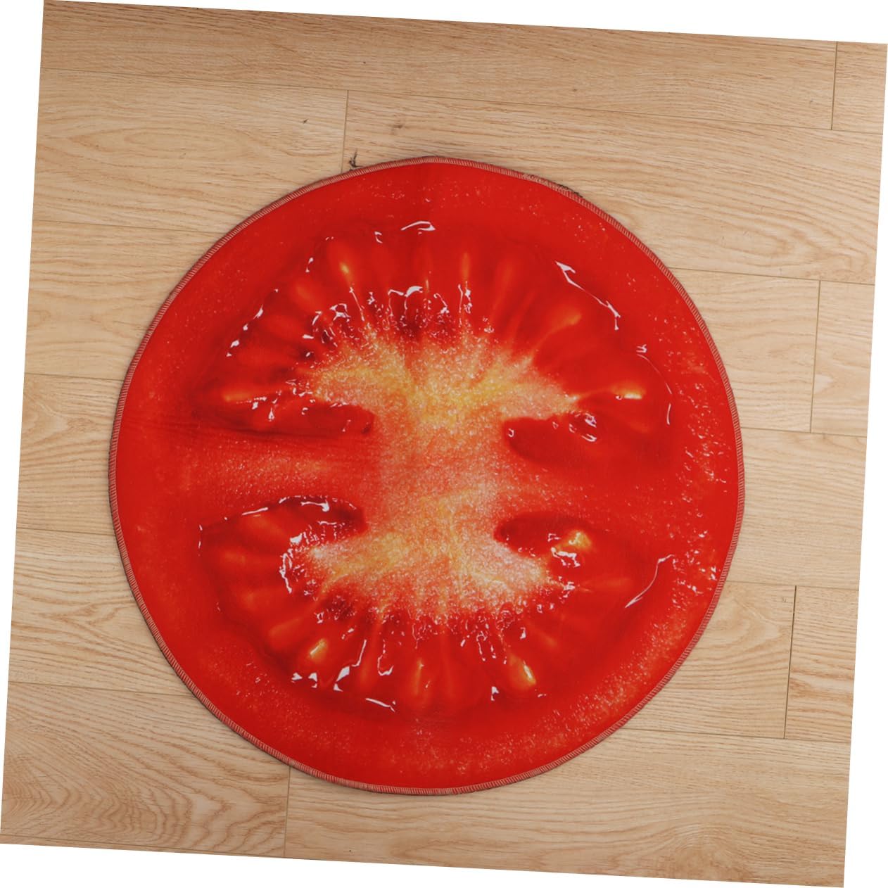 ABOOFAN Round Non-Slip Fruit Design Bath Mat