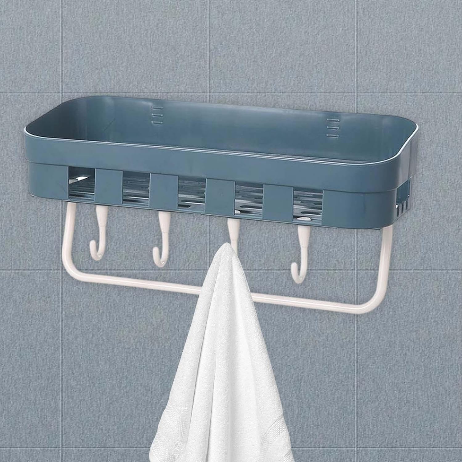 Duiaynke Hook Shower Rack with Storage Space