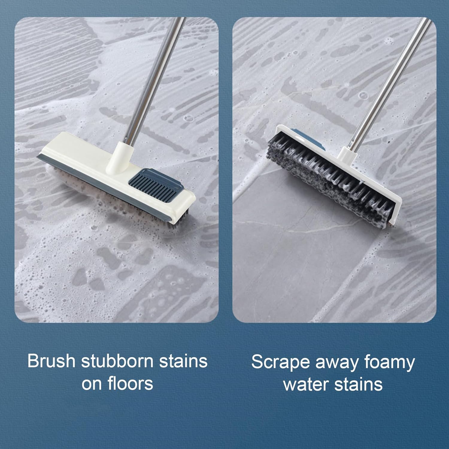 Versatile 2 In 1 Cleaning Brush for Bathroom Kitchen Walls