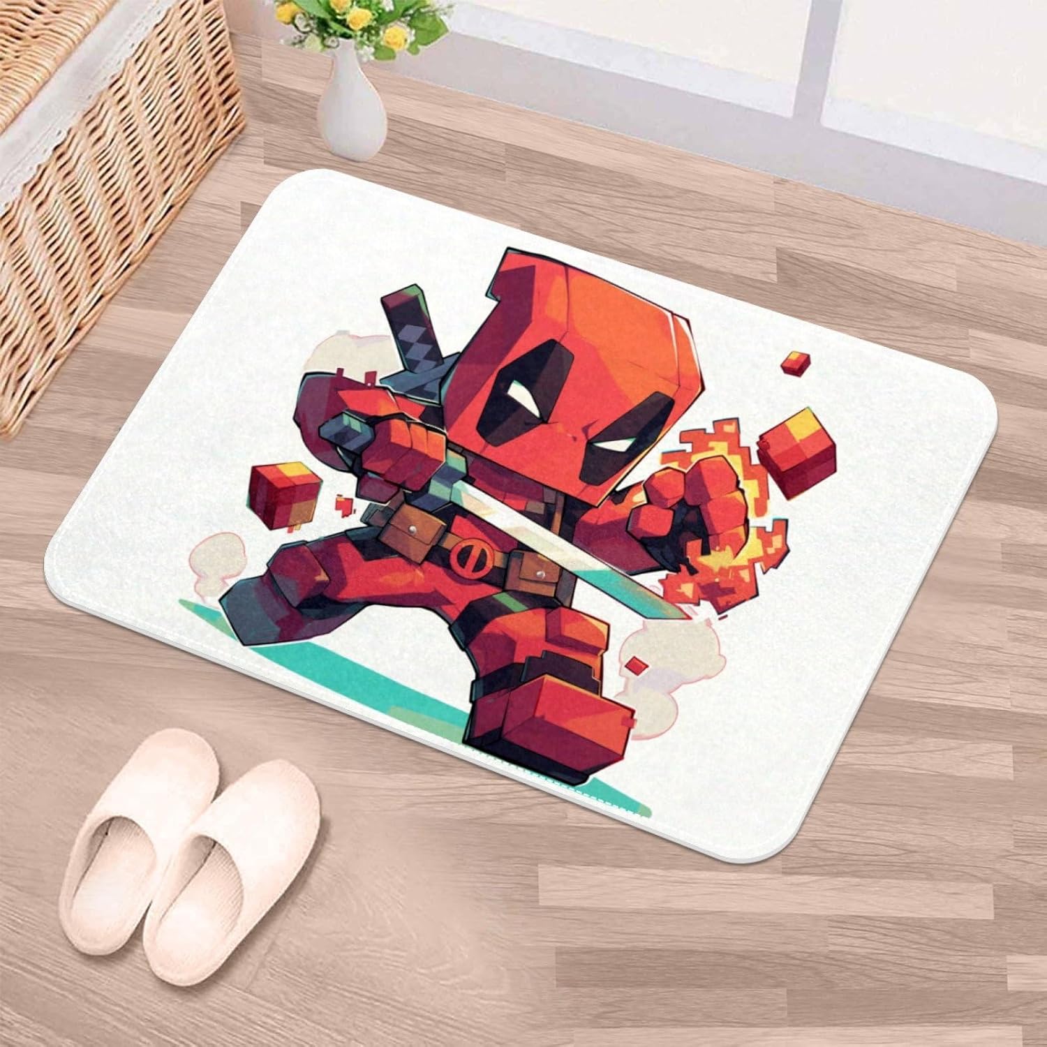 Deadpool Bath Rug - 3 Sizes Machine Washable