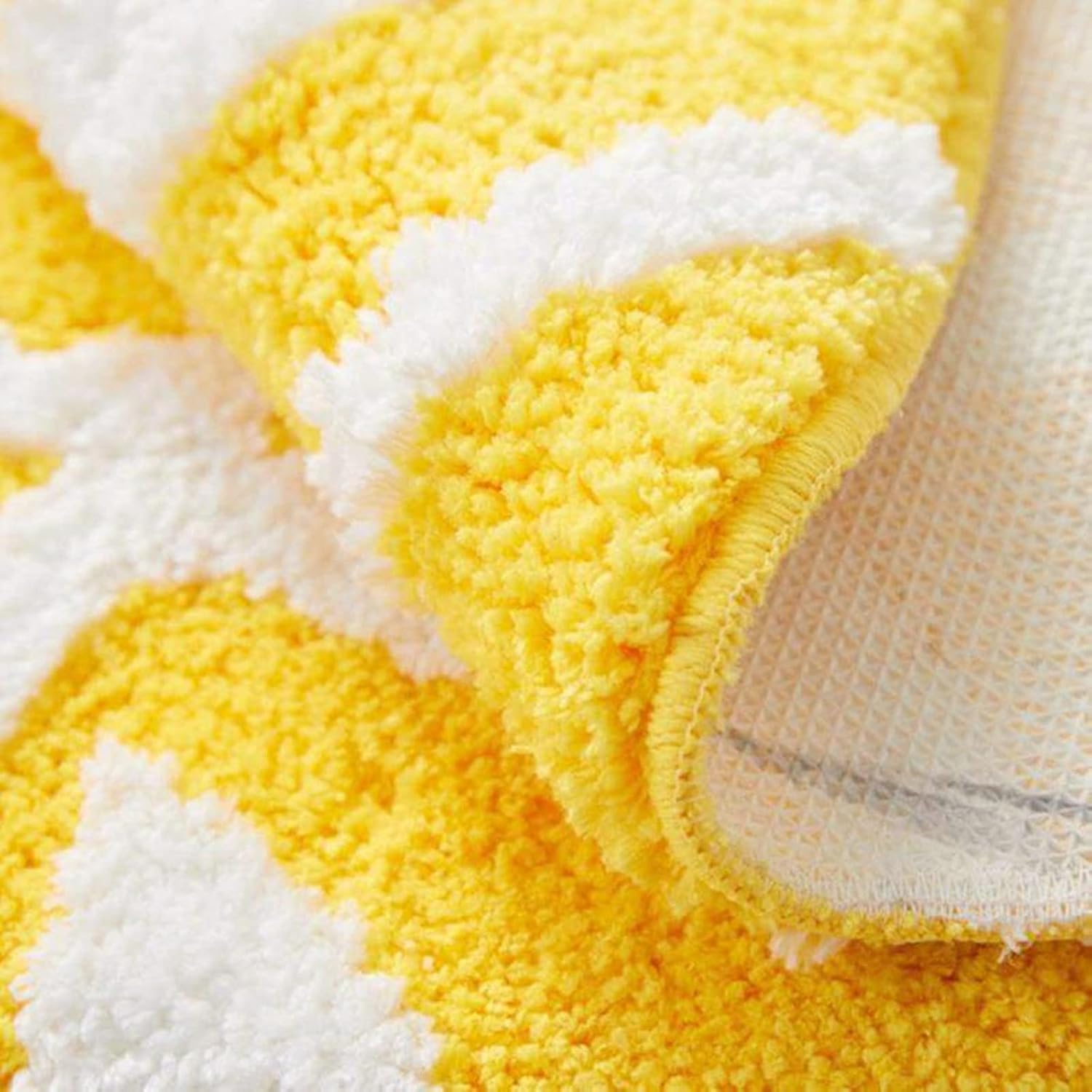 UKELER Cartoon Pineapple Bath Rug for Kids