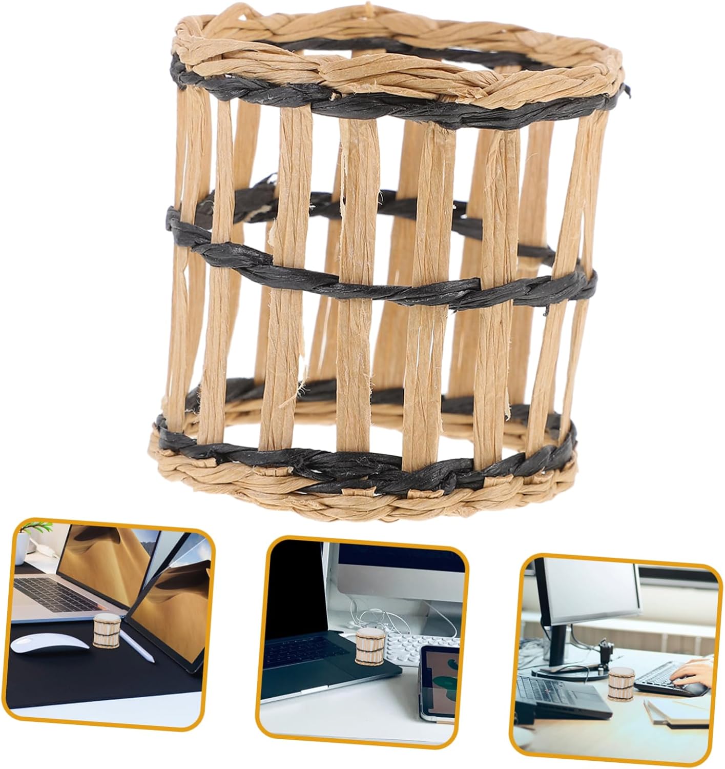 Garneck Hand Woven Beverage Holder Sleeve for Tumblers 1