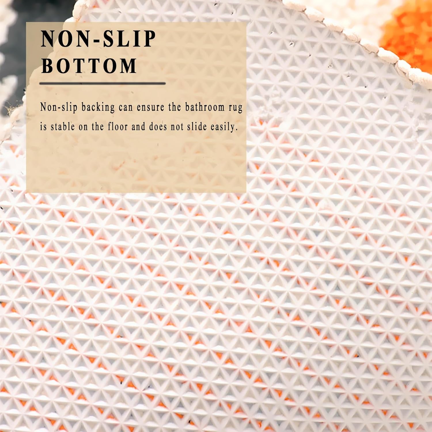UKELER Cute Green Bath Mat Non-Slip Absorbent