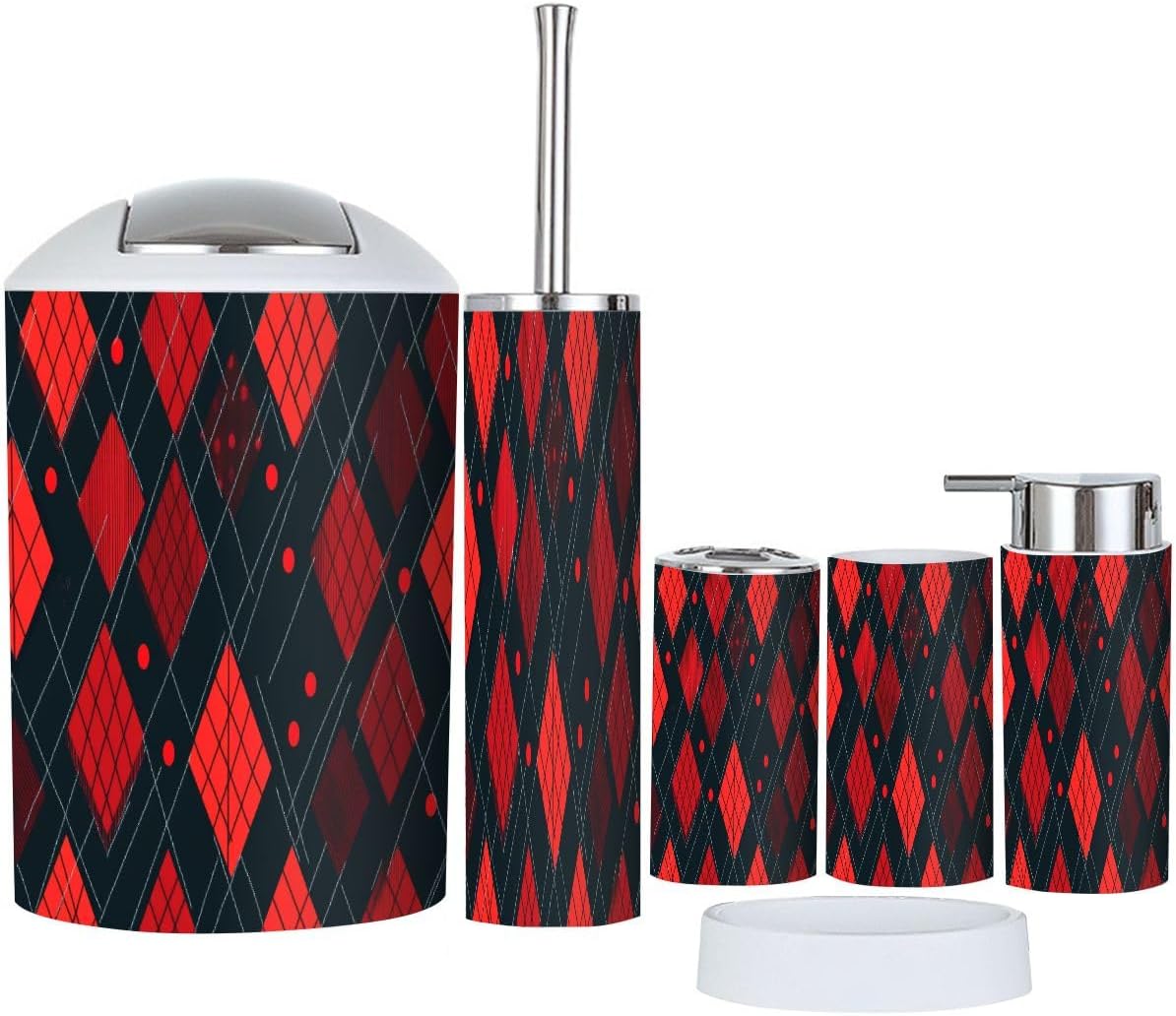 Boho 6-Piece Bathroom Accessory Set