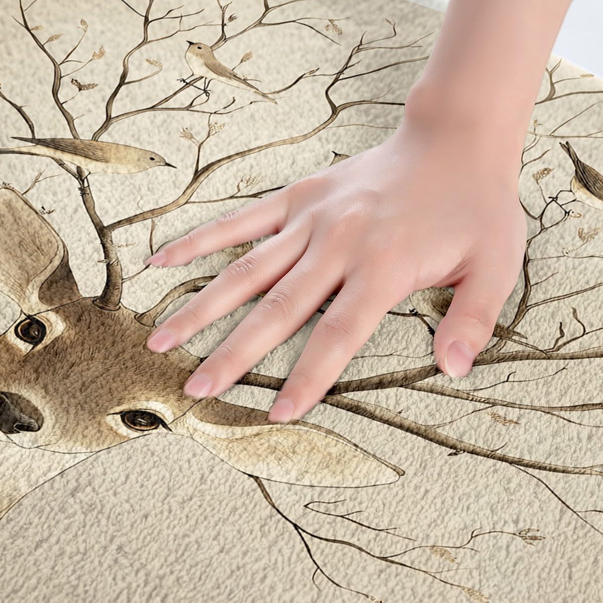 Feelyou 16x24 Inch Cute Deer Bath Mat