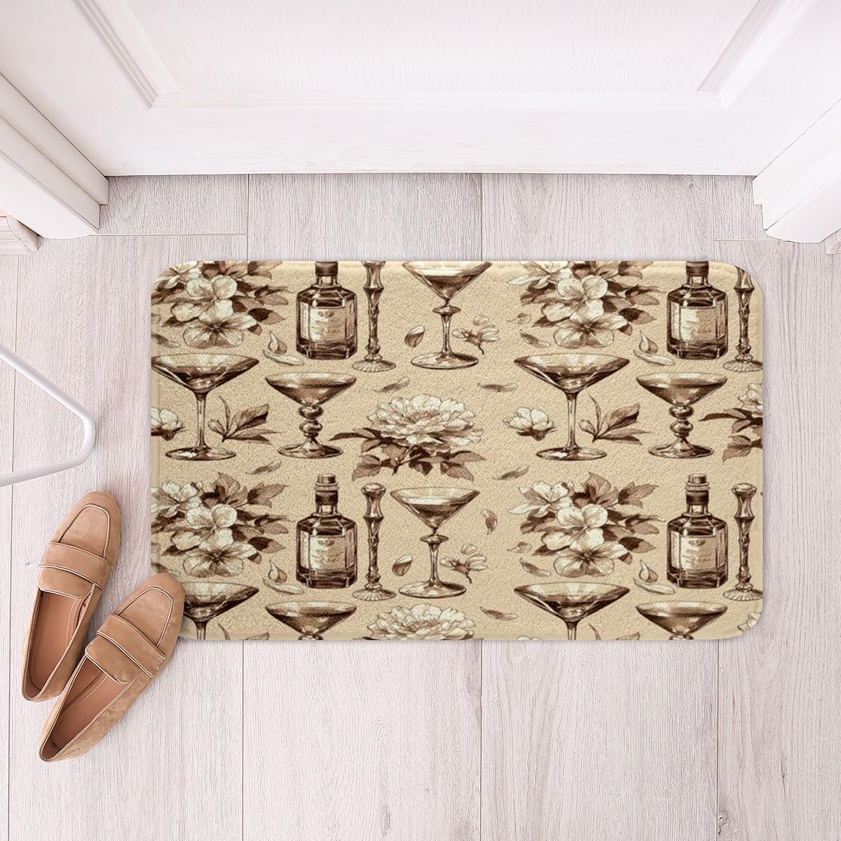 Feelyou Kids Western Wine Bath Mat 16x24 Inch