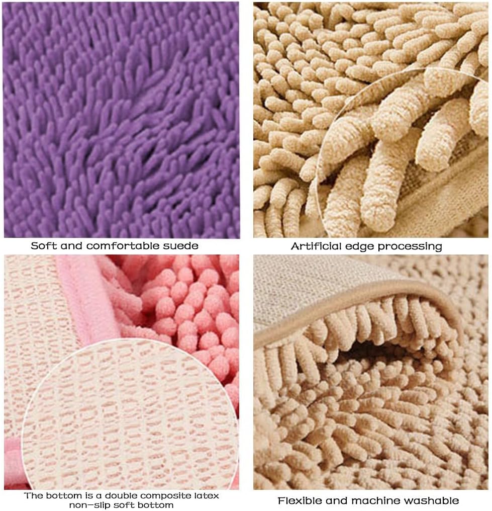 Gooddyiyukey 27 X 18 Non-Slip Bath Rug Set