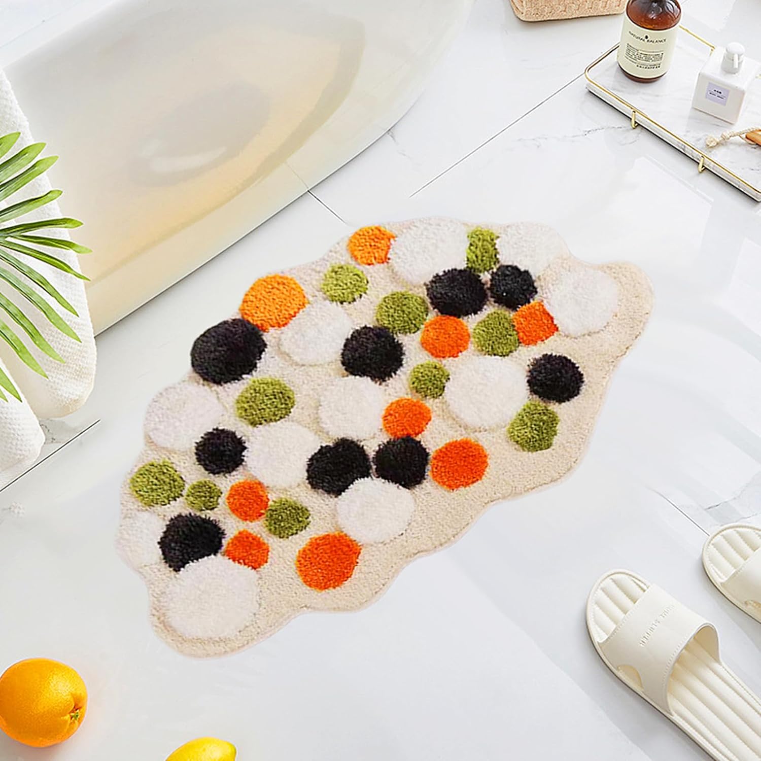 UKELER 3D Moss Bath Rug Decor 315x197