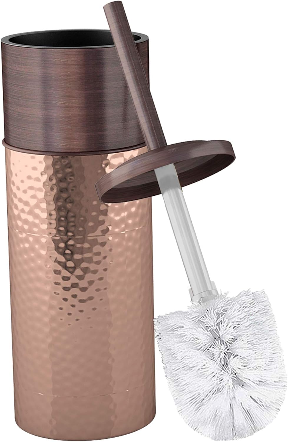 Nu Steel TBH-SS542-17 Round Stainless Steel Toilet Brush Holder