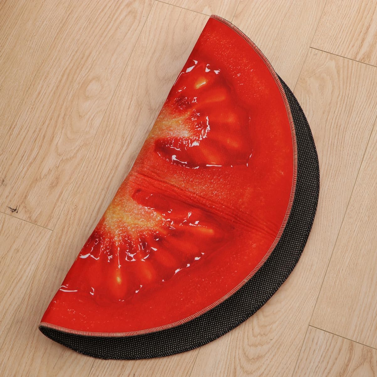 ULTECHNOVO Round Non Slip Fruit Pattern Bath Rug