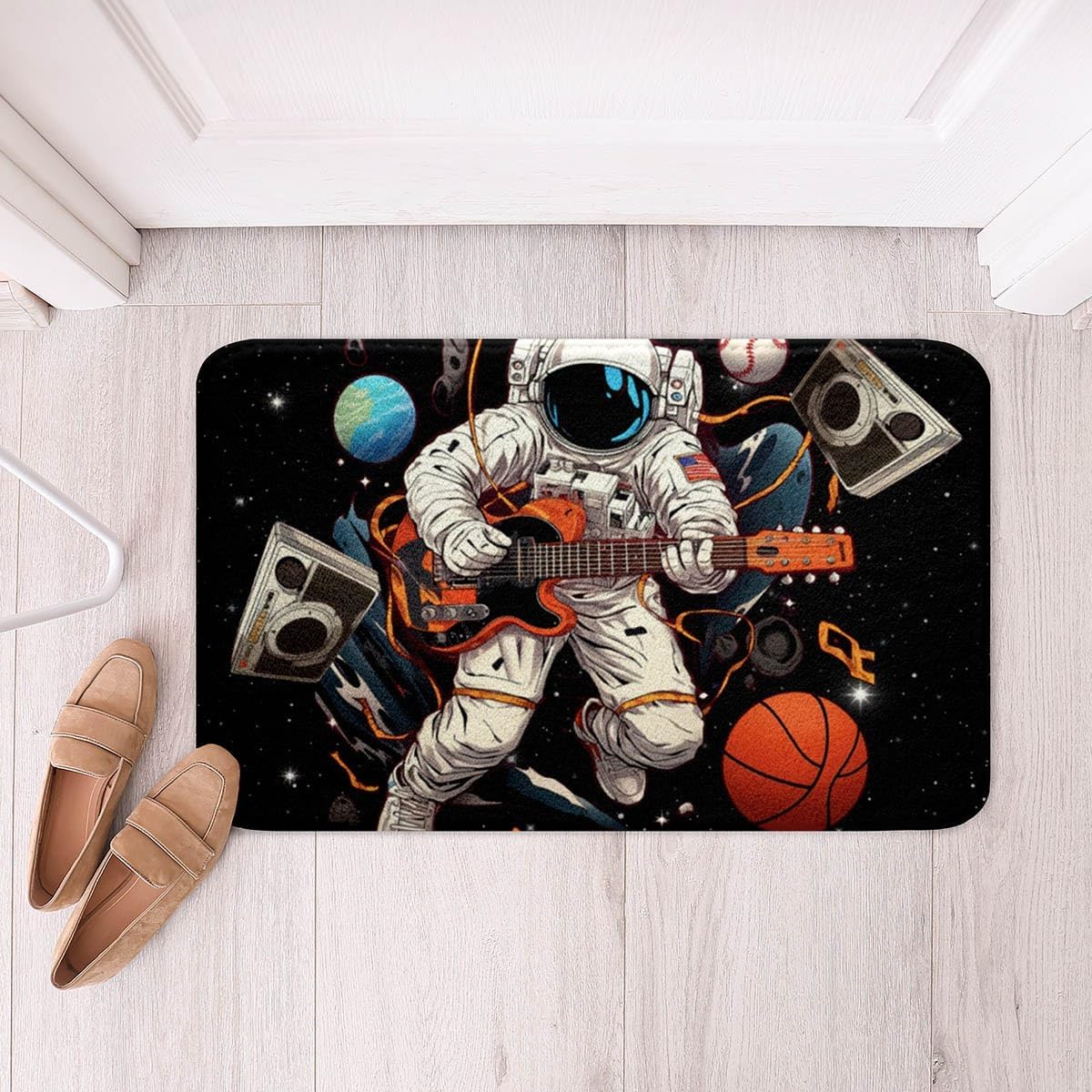 Castle Fairy Astronaut Bath Rug 16x24 Inches Soft Shaggy