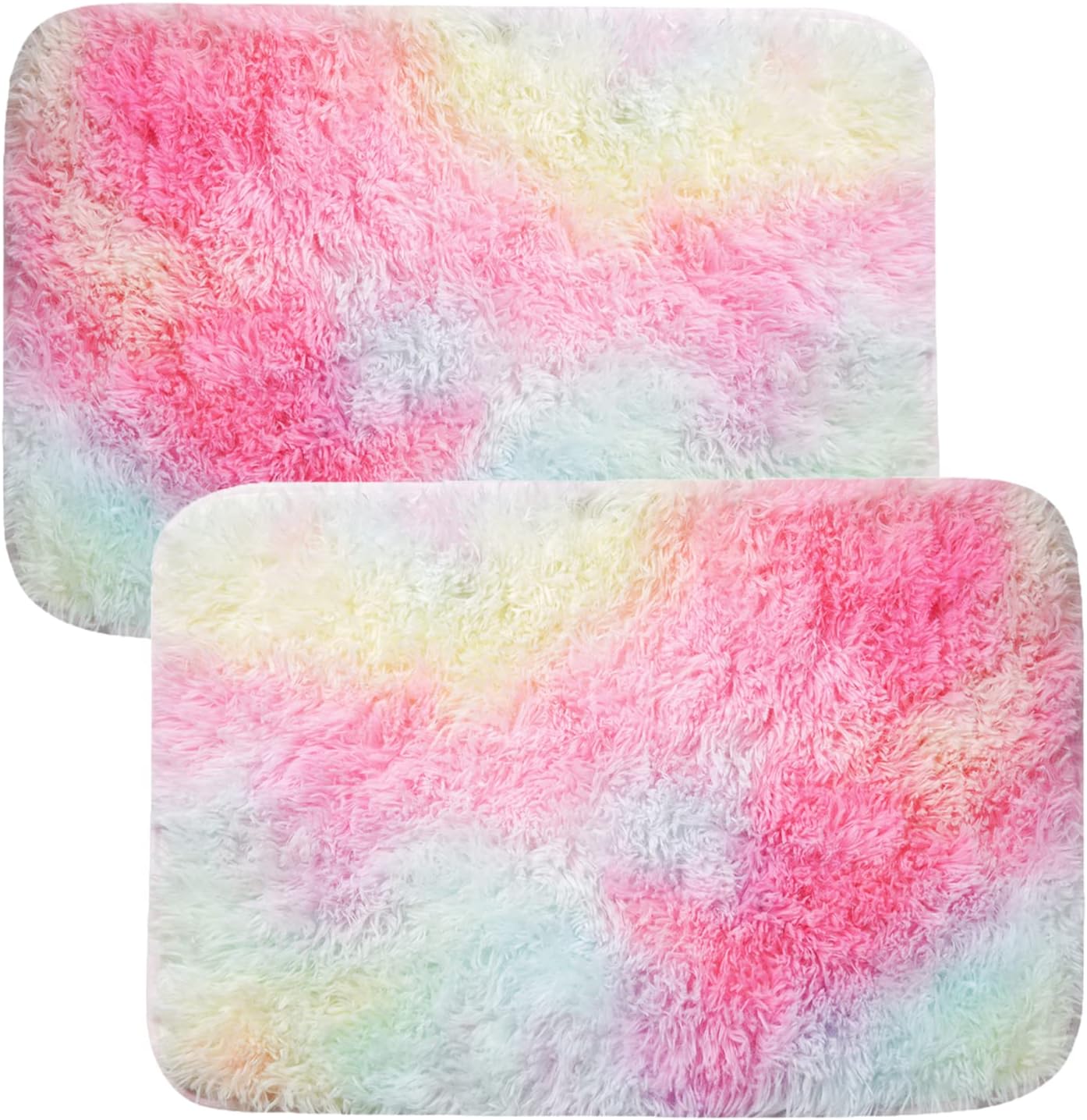 ConCus-T Rainbow Bath Mat Set 24 x 16