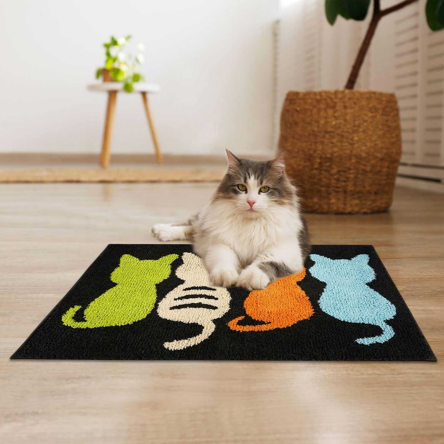 Hi Space Fluffy Bath Rug 315x197IN Non-Slip Plush Kawaii