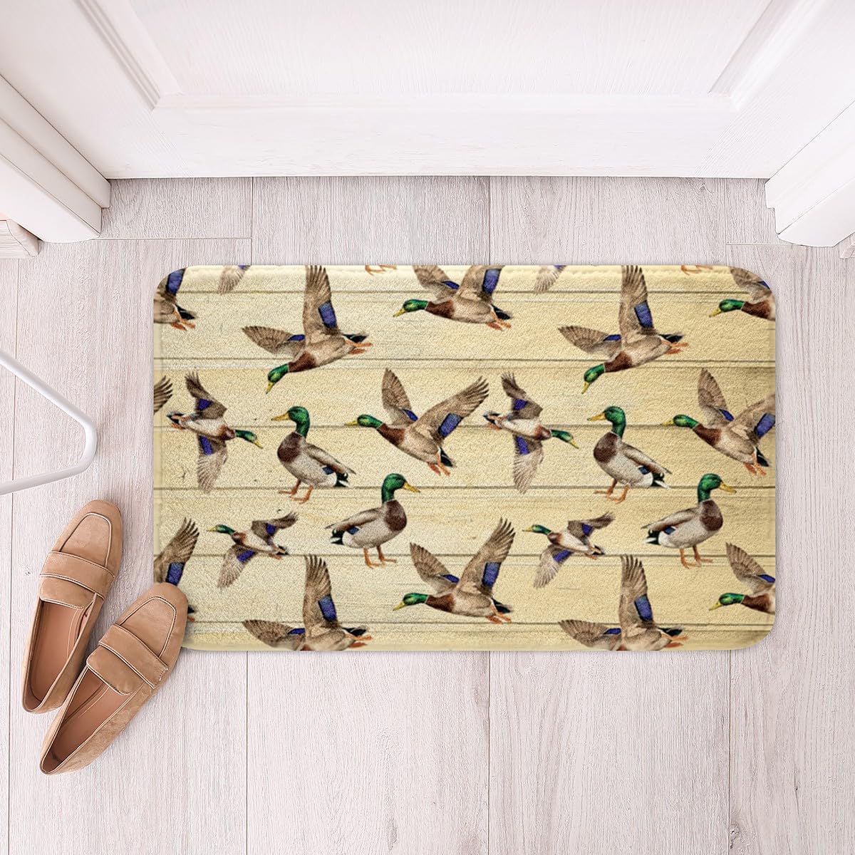 Feelyou Duck Bath Mat 16x24 Farmhouse Decor