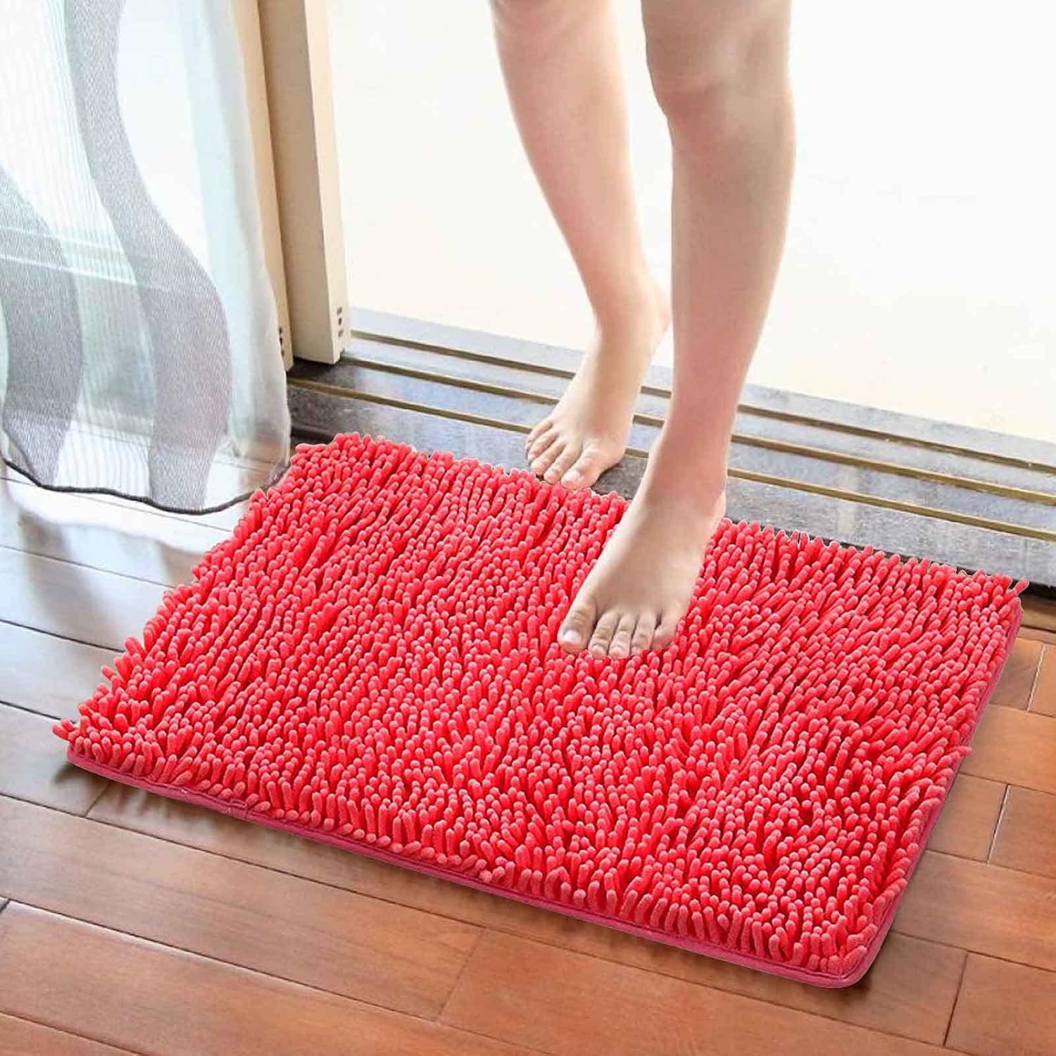 Scceatti Anti Fatigue Boho Bath Rug - 24x16In