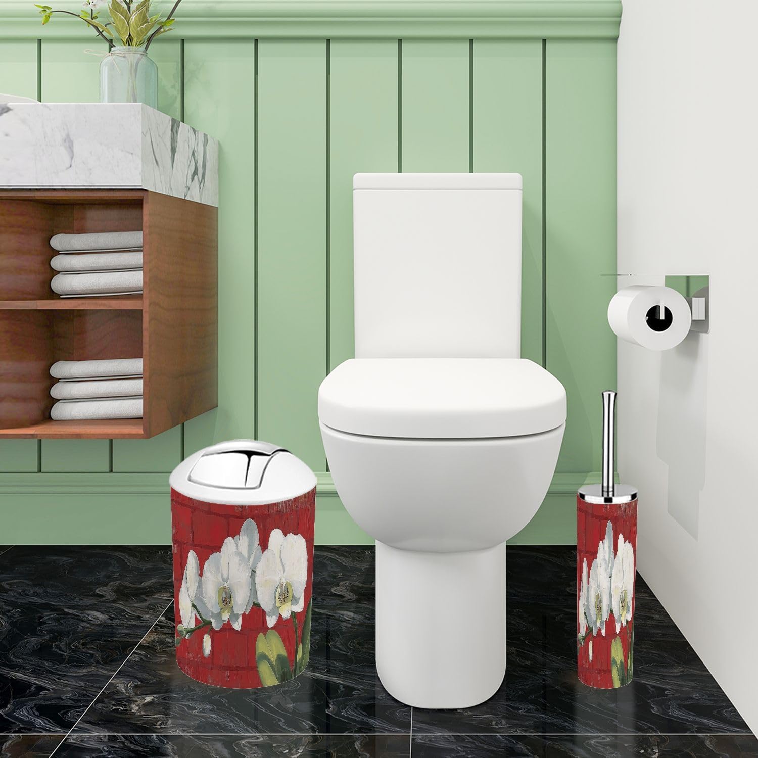 TRANQDEHOM Bathroom Accessory Set 6 Piece 1