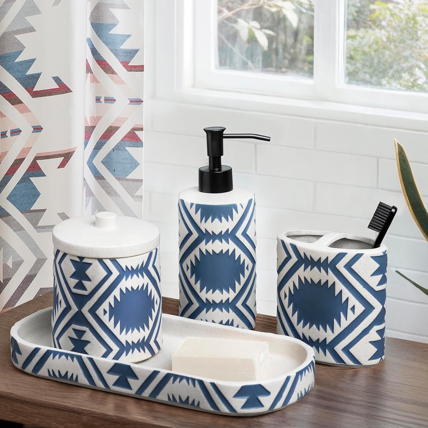 PENDLETON White Sands Bathroom Vanity Sink Tray Organizer