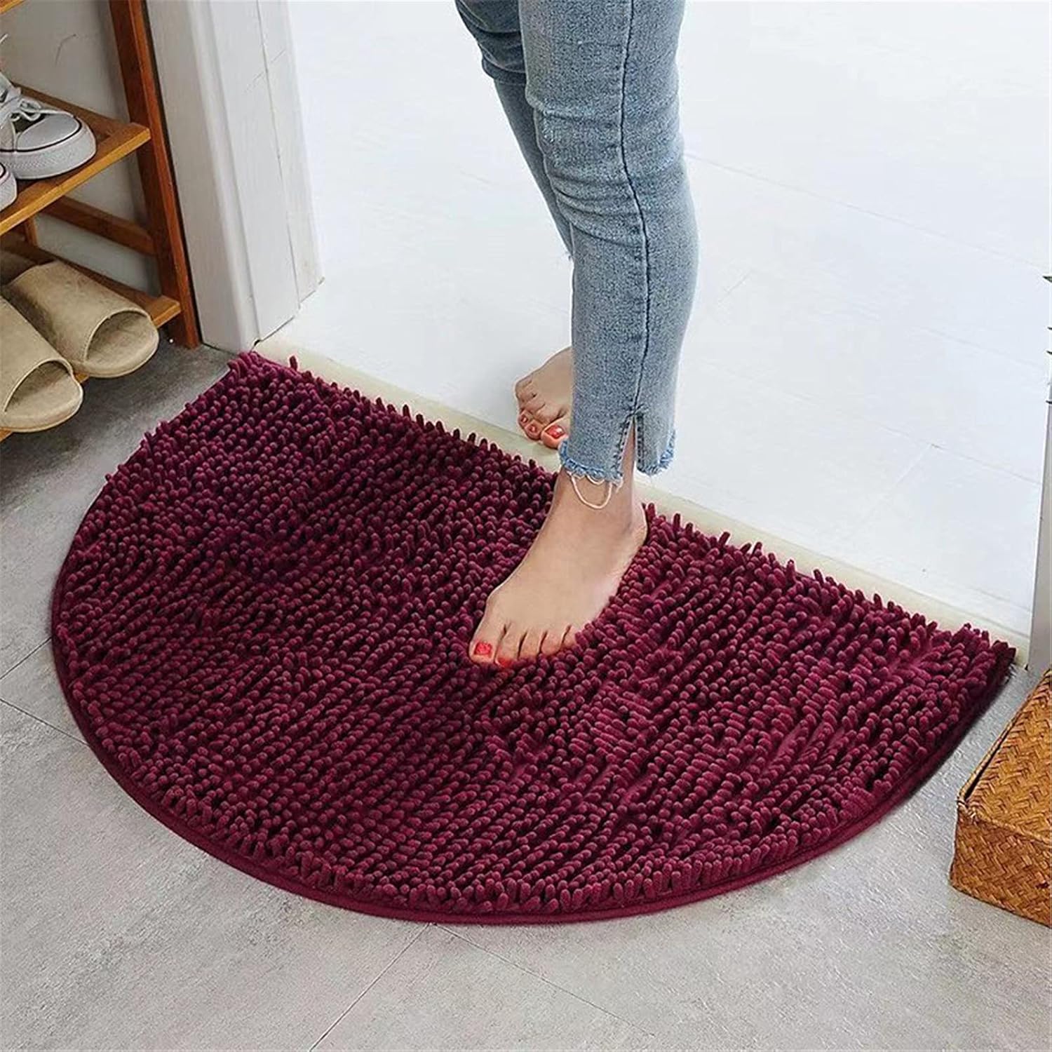 KELINFONG 20x14 Non-Slip Bath Rug Set