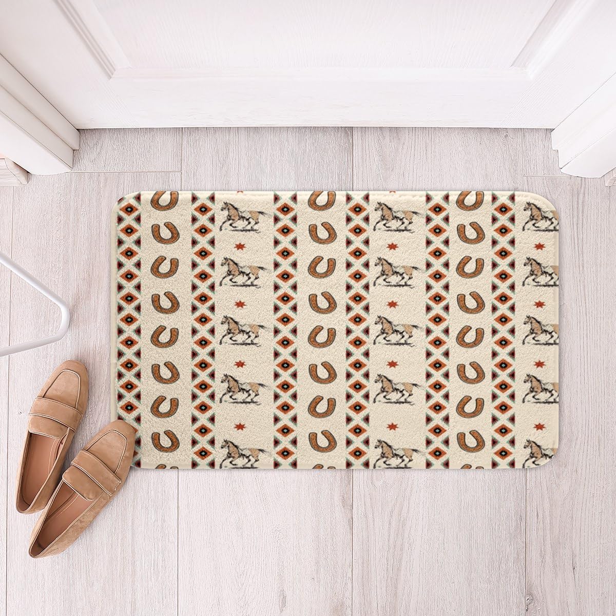 Feelyou Wild Western Cowboy Bath Mat 16x24 Striped